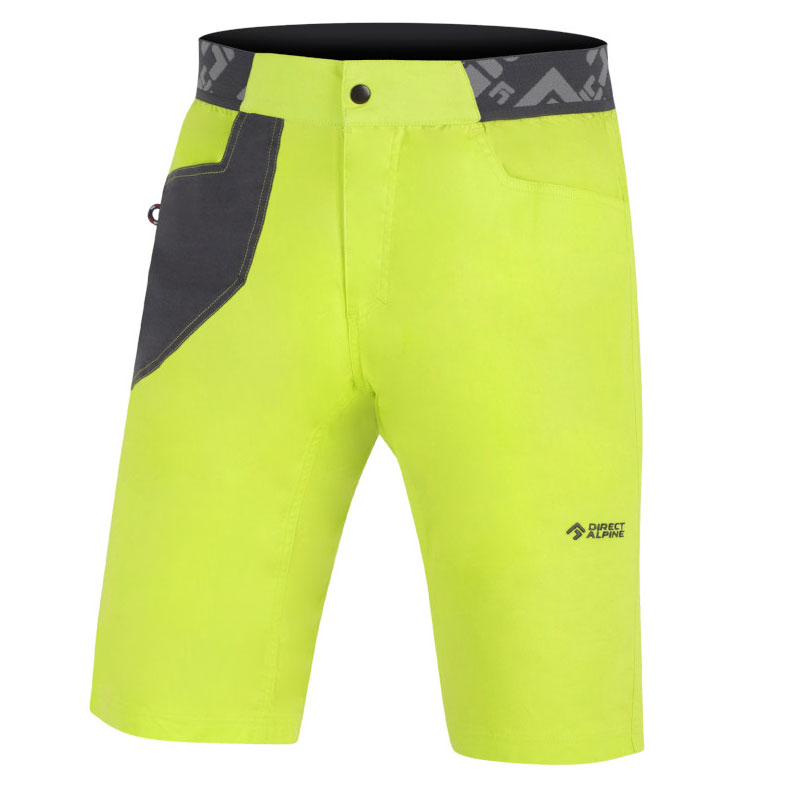 DIRECT ALPINE Campus Short 1.0 lime/anthracite